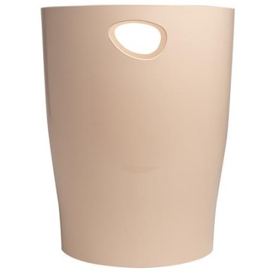 Papírkosár, 15 liter, PP, EXACOMPTA "Ecobin Skandi", nude