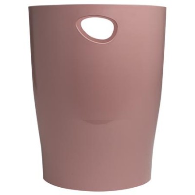 Papírkosár, 15 liter, PP, EXACOMPTA "Ecobin Skandi", púderrózsaszín