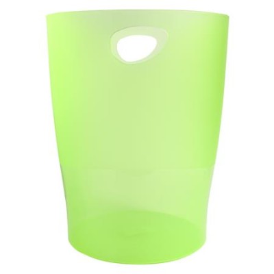 Papírkosár, 15 liter, PP, EXACOMPTA "Linicolor", almazöld