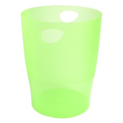 Papírkosár, 15 liter, PP, EXACOMPTA "Linicolor", almazöld