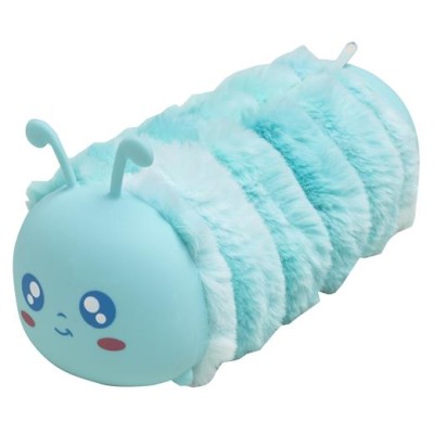 Tolltartó, cipzáras, szőrme-szilikon, EXACOMPTA "Caterpillar", vegyes színek
