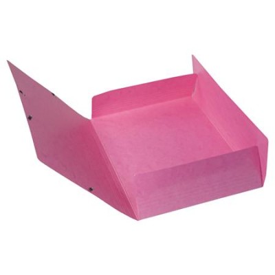 Gumis mappa, karton, A4, EXACOMPTA "Iderama", pink