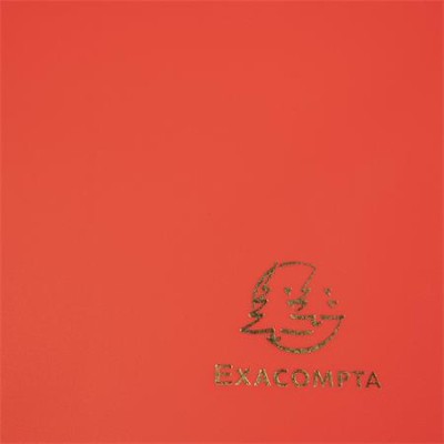 Gumis mappa, PP, A4, EXACOMPTA "Opak", piros