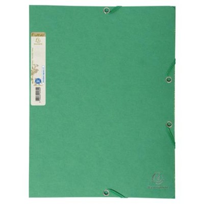 Gumis mappa, karton, A4, EXACOMPTA "Forever®", zöld