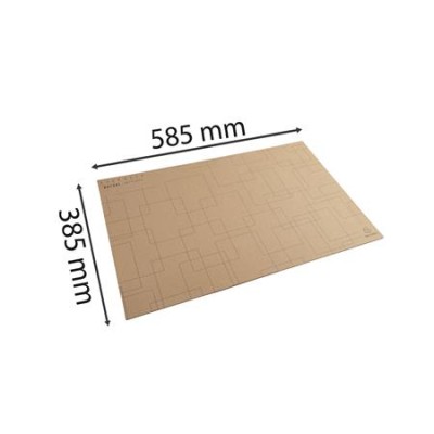 Könyökalátét, karton, 575x375 mm EXACOMPTA, "Eterneco®", barna