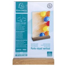 Laptartó, álló, A4, EXACOMPTA, áttetsző