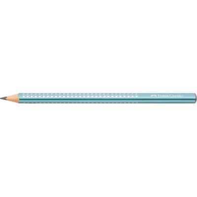 Grafitceruza, B, háromszögletű, FABER-CASTELL "Sparkle Jumbo", metál óceánkék Grafitceruza, B, háromszögletű, FABER-CASTELL "Sparkle Jumbo", metál óceánkék