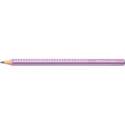 Grafitceruza, B, háromszögletű, FABER-CASTELL "Sparkle Jumbo", metál lila Grafitceruza, B, háromszögletű, FABER-CASTELL "Sparkle Jumbo", metál lila