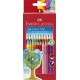 Színes ceruza készlet, háromszögletű, FABER-CASTELL "Grip 2001", 24 különböző szín