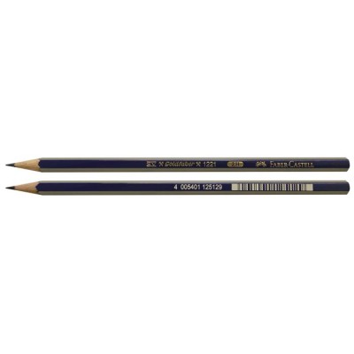 Grafitceruza, 2H, hatszögletű, FABER-CASTELL "Goldfaber"