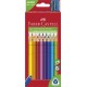 Színes ceruza készlet, háromszögletű, FABER-CASTELL "Jumbo", 20 különböző szín