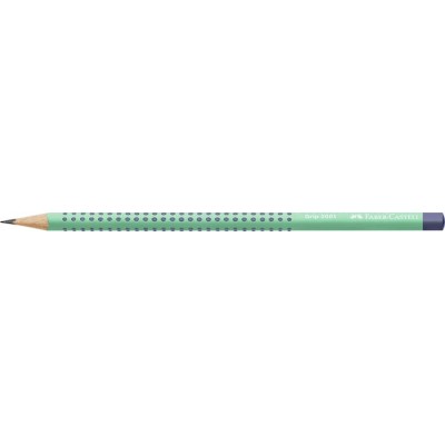Grafitceruza, B, háromszögletű, FABER-CASTELL "Grip 2001 Flow", türkiz-kék