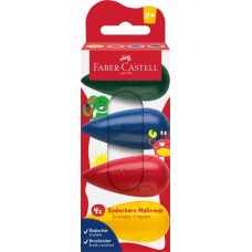 Zsírkréta készlet, FABER-CASTELL "Marok", 4 különböző szín