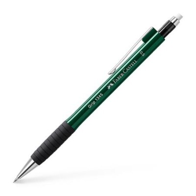 Nyomósirón, 0,5 mm, FABER-CASTELL "Grip 1345", zöld