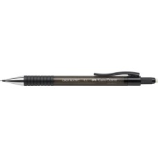 Nyomósirón, 0,5 mm, FABER-CASTELL "Grip Matic 1375", fekete