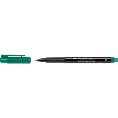 Alkoholos marker, OHP, 0,4 mm, FABER-CASTELL "Multimark 1523", zöld