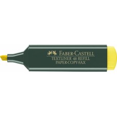 Szövegkiemelő, 1-5 mm, FABER-CASTELL, "Textliner 48", sárga