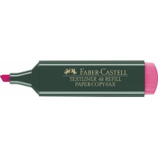 Szövegkiemelő, 1-5 mm, FABER-CASTELL, "Textliner 48", rózsaszín