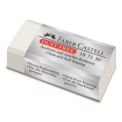 Radír, forgácsmentes, kicsi, FABER-CASTELL