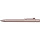 Golyóstoll, 1 mm, XB, nyomógombos, rózsaszín tolltest, FABER-CASTELL "Grip 2010 Harmony", kék