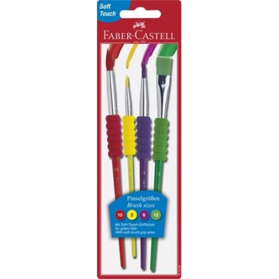 Ecsetkészlet, no. 2-6-10-12, FABER-CASTELL