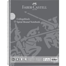 Spirálfüzet, A4, vonalas, 80 lap, perforált, lyukasztott,  FABER-CASTELL