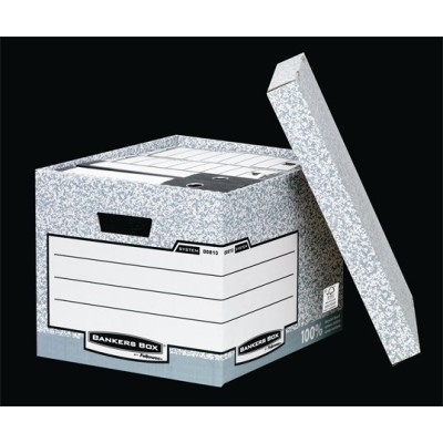 Archiválókonténer, karton, standard, "BANKERS BOX® SYSTEM by FELLOWES®"