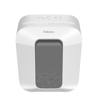 Iratmegsemmisítő, konfetti, 6 lap, FELLOWES "Powershred® LX25" fehér