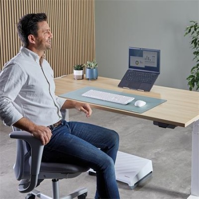 Laptopállvány, hordozható, FELLOWES "Alumia™, ezüst
