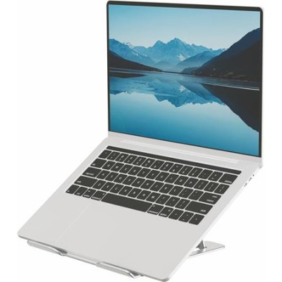 Laptopállvány, hordozható, FELLOWES "Alumia™, ezüst