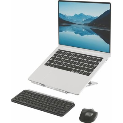 Laptopállvány, hordozható, FELLOWES "Alumia™, ezüst