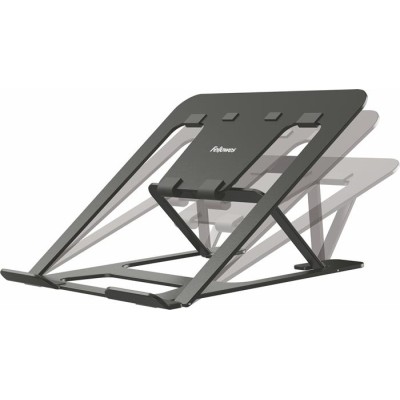 Laptopállvány, hordozható, FELLOWES "Alumia™, fekete