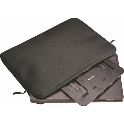 Laptopállvány, hordozható, FELLOWES "Alumia™, fekete