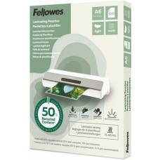 Meleglamináló fólia, 80 mikron, A6, matt, 100 db, FELLOWES "Light"