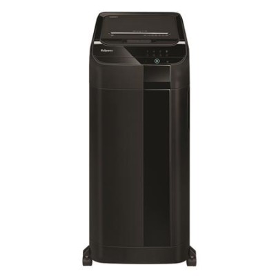 Iratmegsemmisítő, mikrokonfetti, 600 lap, FELLOWES "AutoMax 600M", fekete