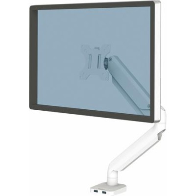 Monitortartó kar, egy monitorhoz, FELLOWES "Platinum Series™ Single", fehér