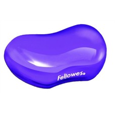 Csuklótámasz, mini, géltöltésű, FELLOWES "Crystal™ Gel", lila