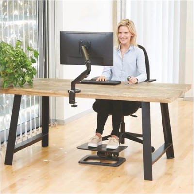 Monitortartó kar, egy monitorhoz, FELLOWES "Eppa™  "Single", fekete