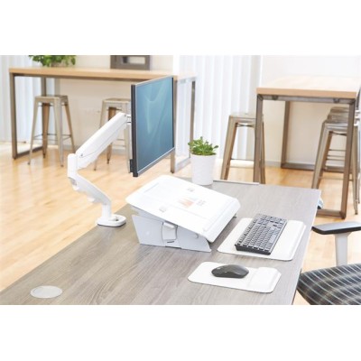Monitortartó kar, egy monitorhoz, FELLOWES "Eppa™  "Single", fehér