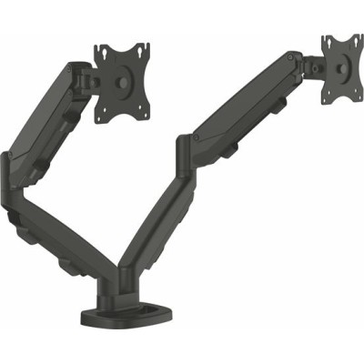 Monitortartó kar két monitorhoz, FELLOWES "Eppa™  "Dual", fekete