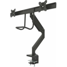 Monitortartó kar, két monitorhoz, FELLOWES "Eppa™ Crossbar", fekete