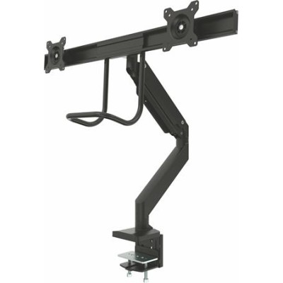 Monitortartó kar, két monitorhoz, FELLOWES "Eppa™ Crossbar", fekete