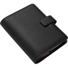 Kalendárium, gyűrűs, betétlapokkal, personal méret, FILOFAX "Camden", fekete