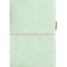 Kalendárium, gyűrűs, betétlapokkal, pocket méret, FILOFAX, "Domino" Soft", pasztellzöld