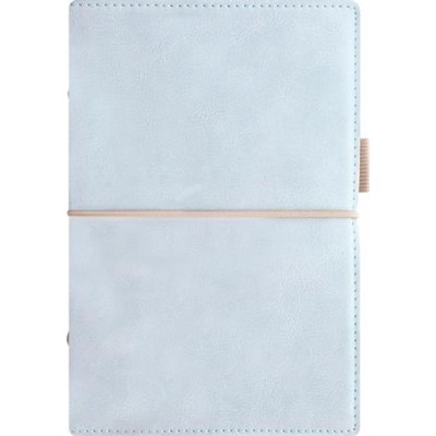 Kalendárium, gyűrűs, betétlapokkal, A5 méret, FILOFAX, "Domino" Soft", pasztellkék