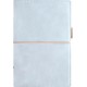 Kalendárium, gyűrűs, betétlapokkal, A5 méret, FILOFAX, "Domino" Soft", pasztellkék