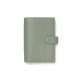 Kalendárium, gyűrűs, betétlapokkal, personal méret, FILOFAX "Norfolk", zöld