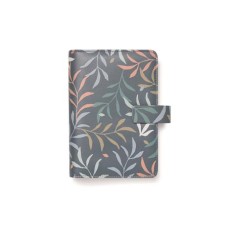 Kalendárium, gyűrűs, betétlapokkal, personal méret, FILOFAX "Botanical", sötétkék
