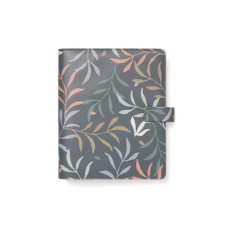 Kalendárium, gyűrűs, betétlapokkal, A5, FILOFAX "Botanical", sötétkék