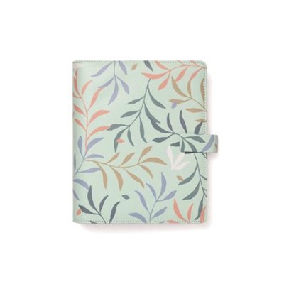 Kalendárium, gyűrűs, betétlapokkal, A5, FILOFAX "Botanical", menta